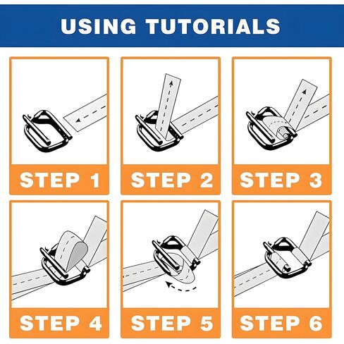 200 Pack Galvanized Cord Strapping Buckles 3/4", Metal Wire Buckles with Galvanized Coating for Woven Cord Strapping, Reusable Strap Buckle in Saudi Arabia