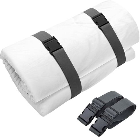 2 Pack Mattress Moving Straps, Adjustable Packing Straps with Buckles for Mattress Storage or Moving, Fits Twin & Full (60" x 2") in Saudi Arabia