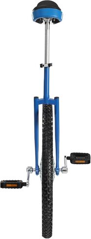 Outdoor Wheel Unicycle, 16Inch/24Inch One Wheel Bike Adjustable Seat Exercise Bicycle for 7-60 Years Old, Outdoor Sports Fitness Exercise Unicycle (24Inch Blue) in Saudi Arabia