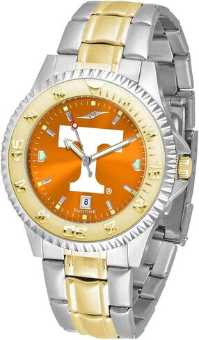 SunTime Tennessee Volunteers Men's Competitor Steel Watch Two-Tone Gold/Silver with Anochrome Dial in Saudi Arabia