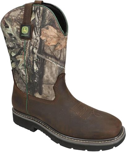 Skechers Men's John Deere Rowoood Moss Burrow مقاومة للماء Wellington Western Boot in Saudi Arabia