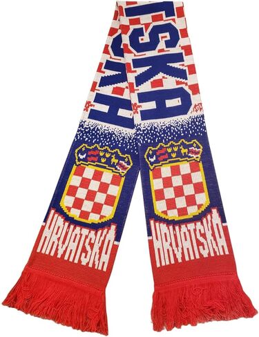 Croatia Scarf | Soccer Fan Scarf | Premium Acrylic Knit in Saudi Arabia