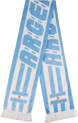 OUEST Official World Cup 2026 Edition - 60 inch Blue & White Scarf for Sport Fans in Saudi Arabia