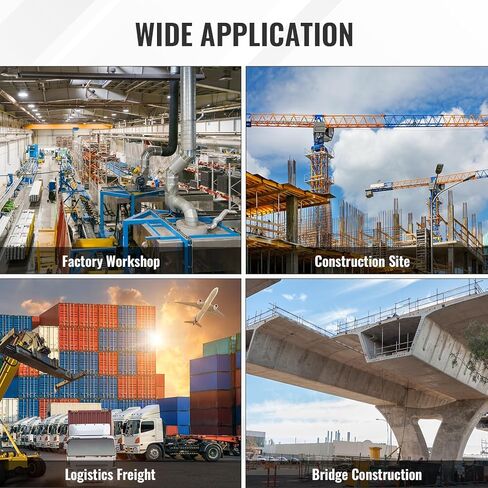 5Ft 6T Chain Sling for Lifting, 13220lbs 4 Legs with Grab Hooks & Adjusters, Polyester Rigging Straps for Engine Hoist & Security Towing in Kuwait