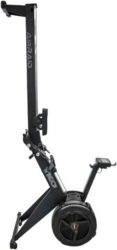 TKO AirRaid Rower | Air Resistance Rowing Machine for Home & Commercial Use | Foldable Air Rowing Machine with 9 Damper Levels, LCD Console, Smooth Glide Rower Machine in Kuwait