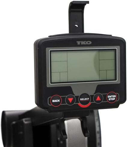 TKO AirRaid Rower | Air Resistance Rowing Machine for Home & Commercial Use | Foldable Air Rowing Machine with 9 Damper Levels, LCD Console, Smooth Glide Rower Machine in Kuwait