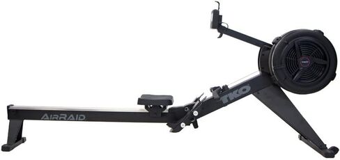 TKO AirRaid Rower | Air Resistance Rowing Machine for Home & Commercial Use | Foldable Air Rowing Machine with 9 Damper Levels, LCD Console, Smooth Glide Rower Machine in Kuwait