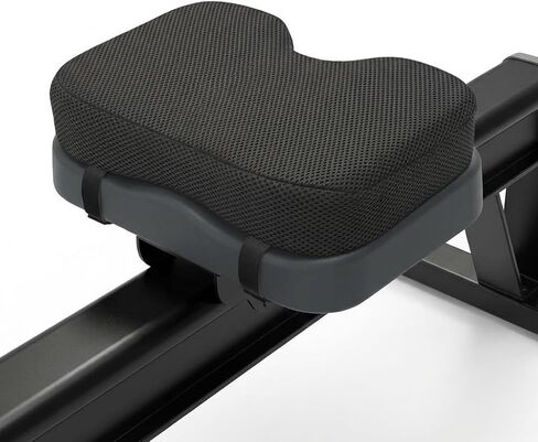 Memory Foam Rowing Machine Seat Cushion - Anti-Slip with Straps - Tailbone Pain Relief Pad Compatible with Concept 2, WaterRower, Hydrow, Peloton Bike in Saudi Arabia