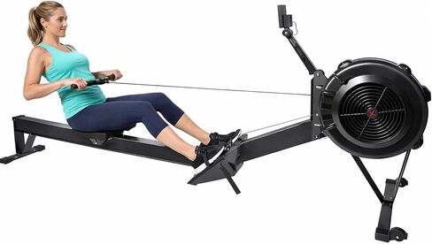 PENSUN Air Rowing Machine for Home Use - Indoor Rowing Machine with Adjustable Air Resistance, Performance Monitor, Tablet Holder, Foldable Rower for Cardio Fitness Workout in Saudi Arabia
