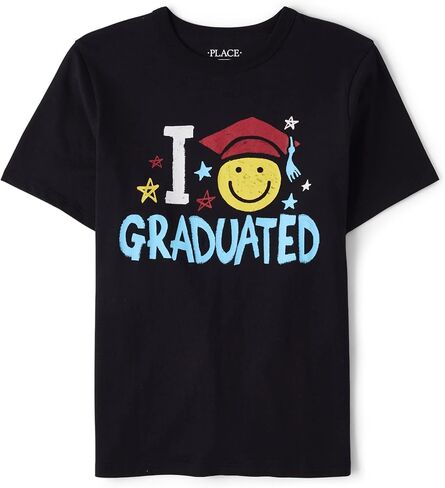 The Children's Place,Baby Girls,and Toddler Everyday Long Sleeve Layering T-Shirts,Black/Fuschia/Black/White 4-Pack,5 Years in Kuwait