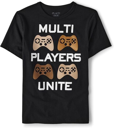 The Children's Place,Baby Girls,and Toddler Everyday Long Sleeve Layering T-Shirts,Black/Fuschia/Black/White 4-Pack,5 Years in Kuwait