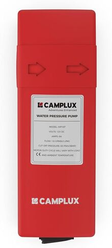 CAMPLUX 12V Water Pump Kit with Safety Switch, Water Hoses, Alligator Clip Cable and Cigarette Lighter Cable in Kuwait