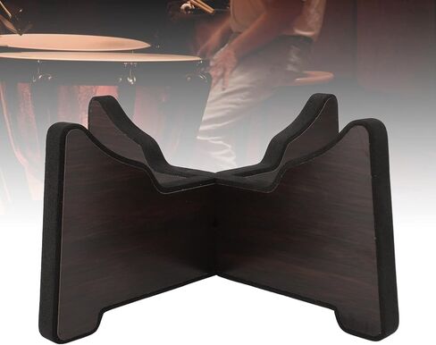 Ethereal Drum Stand, Rosewood Tongue Drum Bracket, Detachable Design Lightweight Display Stand with Sturdy Support, Ideal for Handpan Drums, Adults & Beginners (Medium for 10‑11 Inch ) in Saudi Arabia