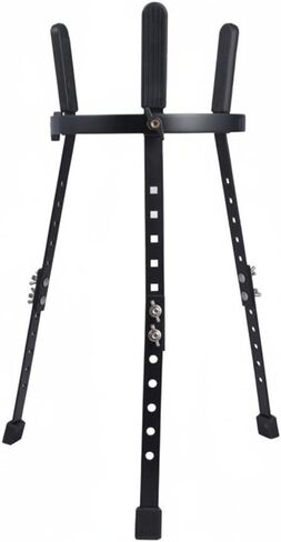 African Drum Stand Sturdy Construction African Hand Drum Stand Portable Adjustable Percussion Mount for Drummers, Artists, Stage Performance , Stand No.3 Tall in Kuwait