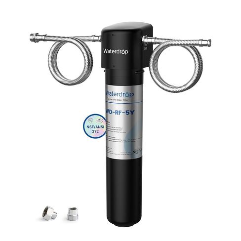 Waterdrop 15UA Under Sink Water Filter System, 2 Years, Reduces Lead, Chlorine, Bad Taste & Odor, Under Counter Water Filter Direct Connect to Kitchen Faucet, NSF/ANSI 42 Certified, USA Tech in Kuwait