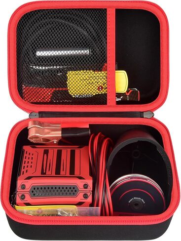 حافظة casmilee لجهاز AutoLine Pro جهاز دخان السيارات EVAP، جهاز اختبار تسرب الفراغ، حقيبة تخزين تحمل محرك ضاغط الهواء، سائل الدخان، مخروطي وغطاء غاز، محول EVAP (صندوق فقط) in Saudi Arabia