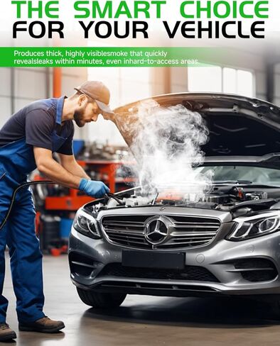 Solary Diagnostic Smoke Fluid - 8oz Liquid Smoke for EVAP Smoke Machine Leak Tester - Exhaust, Vacuum, Fuel, Intake, Fuel Leak Detectors in Kuwait