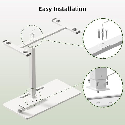 طاولة بجانب السرير طبية قابلة للتعديل، مكتب قائم متنقل هوائي مقاس 32 بوصة مع عجلات مخفية، عربة كمبيوتر محمول دوارة للمنزل والمستشفى، باللون الأبيض in Kuwait