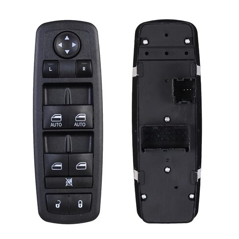Driver Side Master Power Window Switch 9 Pins + 3Pins Compatible with 2012-2015 17-19 Dodge Grand Caravan 2013-2015 Ram 1500 2500 2015 Ram 3500 2012-2015 Town&Country Replaces# 68110867AB 68110867AA in Kuwait