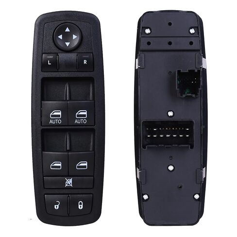 Driver Side Master Power Window Switch 9 Pins + 3Pins Compatible with 2012-2015 17-19 Dodge Grand Caravan 2013-2015 Ram 1500 2500 2015 Ram 3500 2012-2015 Town&Country Replaces# 68110867AB 68110867AA in Kuwait