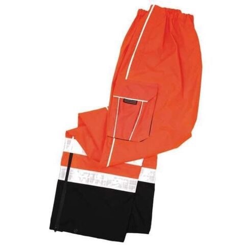 Kishigo RWP107 Series Brilliant High-Viz Rainwear Pant ، يناسب 2x-Large و 3x-Large ، Orange in Kuwait