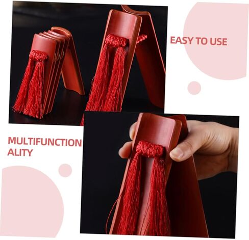 2pcs Beginner's Bamboo Allegro Clapper Set of Chinese Traditional Instruments for Boy Girl in Saudi Arabia