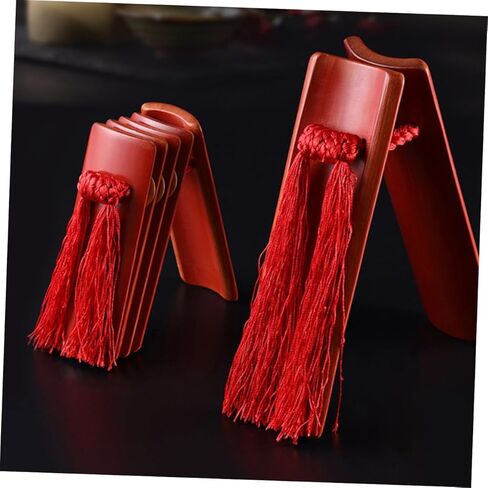 2pcs Beginner's Bamboo Allegro Clapper Set of Chinese Traditional Instruments for Boy Girl in Saudi Arabia