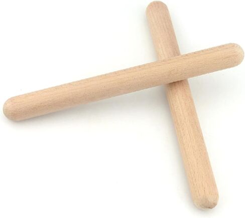 CHICIRIS Premium Kids Musical Sticks Rhythm Stick for School Choir Orchestra, Solid Wood Drumsticks, 2 Pieces (1 Pair) in Saudi Arabia