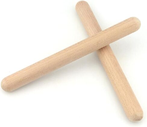 CHICIRIS Premium Kids Musical Sticks Rhythm Stick for School Choir Orchestra, Solid Wood Drumsticks, 2 Pieces (1 Pair) in Saudi Arabia