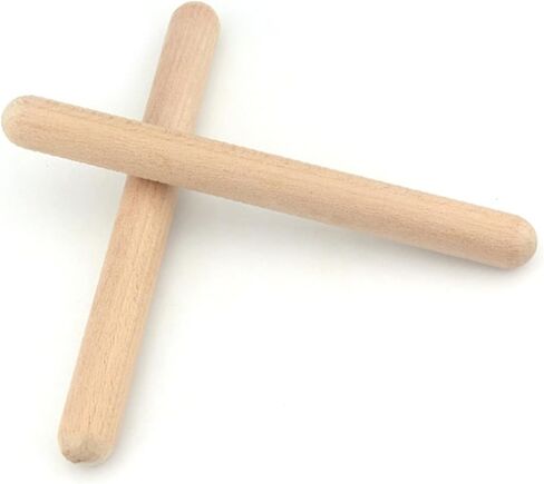 CHICIRIS Premium Kids Musical Sticks Rhythm Stick for School Choir Orchestra, Solid Wood Drumsticks, 2 Pieces (1 Pair) in Saudi Arabia