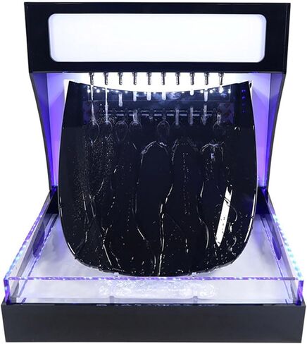 Hydrophobic Testing Machine, Film Water Repellent Performance Display, with Pump and Hood Model, LED Light, Stainless Steel Water Outlet,for Car Paint Films (Blue Light) in Saudi Arabia