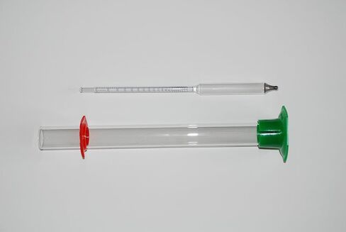 Proof & Tralle Hydrometer with 14" Glass Test Jar in Saudi Arabia