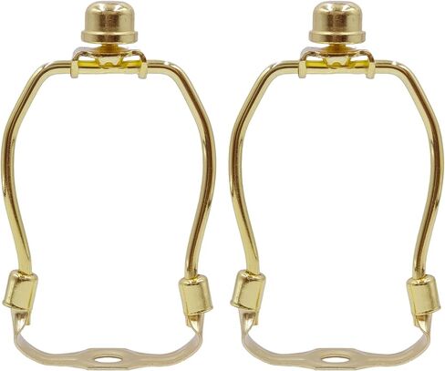 حاملات قيثارة مصباح مقاس 4 بوصات مع قواعد سرج قابلة للفصل، ودعامة خفيفة مع سرج قيثارة قياسي ونهاية مصباح، وعبوتان من ملحقات الإضاءة DIY (نحاس، 4 بوصات) in Kuwait