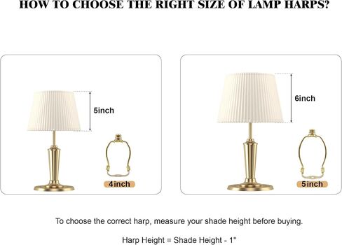 حاملات قيثارة مصباح مقاس 4 بوصات مع قواعد سرج قابلة للفصل، ودعامة خفيفة مع سرج قيثارة قياسي ونهاية مصباح، وعبوتان من ملحقات الإضاءة DIY (نحاس، 4 بوصات) in Kuwait