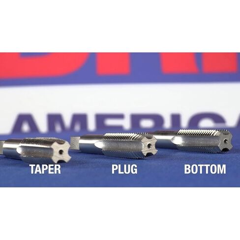 Drill America m9 x 1.25 Carbon Steel 4 Flute Plug Tap in Saudi Arabia