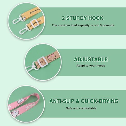 3pcs Shower Lanyard for Mastectomy Drain Holder Abdominal Debridement Breast Cancer Tummy Tuck Patients Surgical Drain Belt Must Haves for Women Adjustable Breast Surgery Recovery Care Package in Kuwait