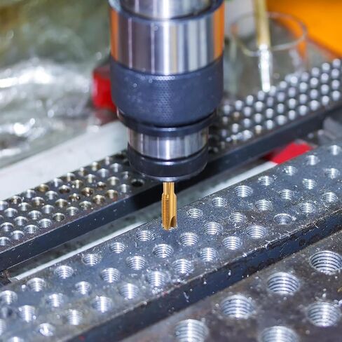 2 قطعة 6-32 UNC لولبية نقطة الصنبور، التيتانيوم المطلي 6542 HSS آلة المسمار الصنابير، B2 لقمة التنصت الدقيقة للمعادن الألومنيوم الفولاذ المقاوم للصدأ in Kuwait