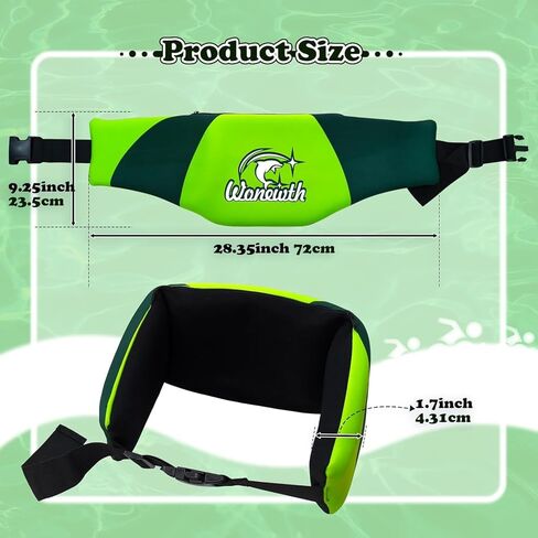 Swim Belt,Flotation Belt for Adults,Aqua Jogging Belt with Zippered Pocket and Adjustable Buckle,3-Section EPE Water Aerobics Belt for Swimming Training Pool Water Exercise in Saudi Arabia