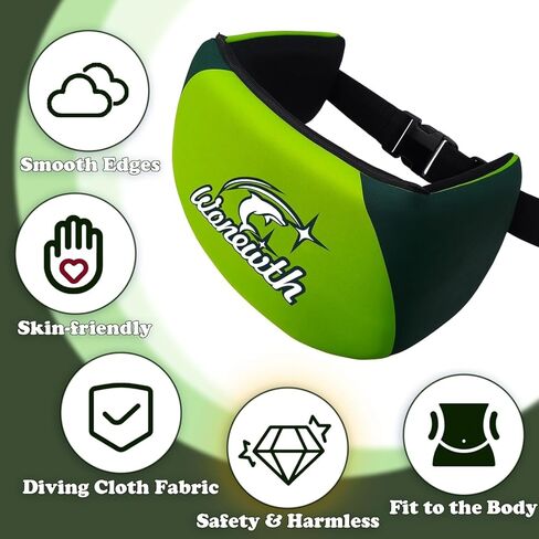 Swim Belt,Flotation Belt for Adults,Aqua Jogging Belt with Zippered Pocket and Adjustable Buckle,3-Section EPE Water Aerobics Belt for Swimming Training Pool Water Exercise in Saudi Arabia