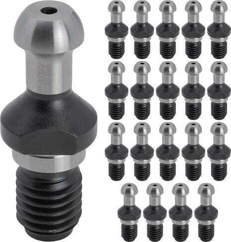 20 pcs ISO 30 Taper Pull Stud Retention Knobs, for HSD Spindle, 12mm Head Diameter, 24mm Projection in Saudi Arabia