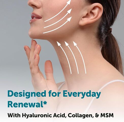 Micro Ingredients Hyaluronic Acid Complex, 240 Vegetarian Capsules | with Collagen, MSM, Vitamin C, Biotin, Turmeric & Boswellia | Non-GMO, Filler-Free, cGMP Manufactured & Lab Tested in Saudi Arabia