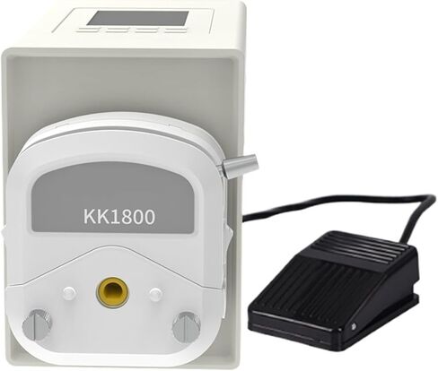 1460ml/min M3-STP-KK1800 Adjustable Peristaltic Pump AC100V-240V High Flow Stepper Dosing Pump Foot Switch, RS485(S19(2.4x5.6),EU_M3-STP-KK1800) in Saudi Arabia