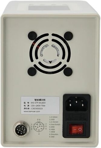 1460ml/min M3-STP-KK1800 Adjustable Peristaltic Pump AC100V-240V High Flow Stepper Dosing Pump Foot Switch, RS485(S19(2.4x5.6),EU_M3-STP-KK1800) in Saudi Arabia