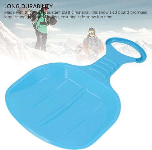 Snow Sled Board with Handle Thickened Downhill Sled for Snow Grass Sand Boarding in Saudi Arabia