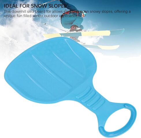 Snow Sled Board with Handle Thickened Downhill Sled for Snow Grass Sand Boarding in Saudi Arabia