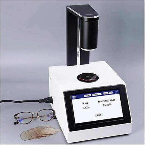 جهاز اختبار مقياس الضباب الرقمي LS155B، جهاز قياس نفاذية الضوء والوضوح، مواد ضبابية شفافة وشفافة ومتجمدة in Kuwait