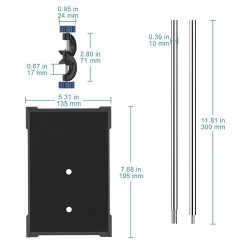 stonylab Borosilicate Glass Separatory Funnel with Lab Stand Set, 1000 ml Capacity, 24/40 Joint and PTFE Stopcock for Titration Extraction in Saudi Arabia