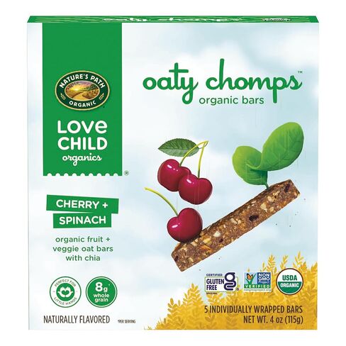 Love Child Organics Oaty Chomps Cherry + Spinach, 4 oz in Kuwait