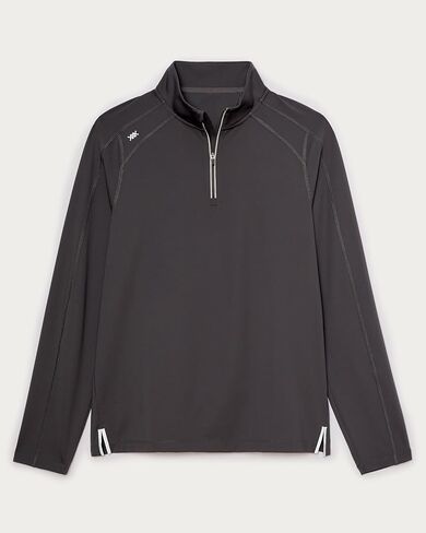 Rhone Men's Rise 1/4 Zip, Lightweight Quarter-Zip, Casual Pullover (Asphalt, X-Large) in Saudi Arabia