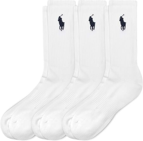 Polo Men's Classic Crew Sock 1 Pair Pack, Purple, Men's Shoe Size: 6-12 in Saudi Arabia